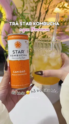 Ai mê trà trái cây thì thử em này nha, uống lạnh cuốn lắm 😋🧊 #mekemdaily #starkombucha #healthy #review #kombucha 