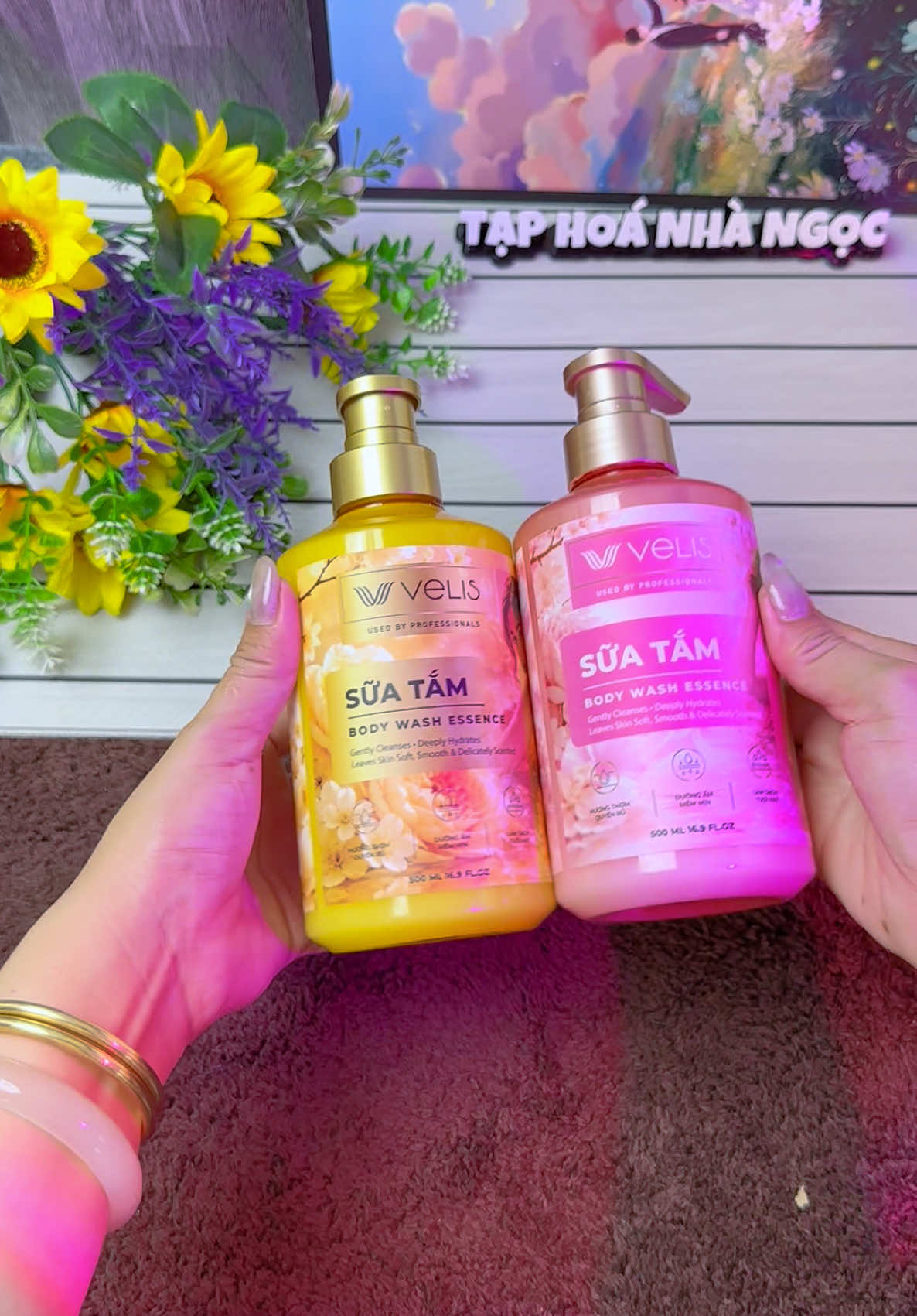 Sữa tắm nước hoa velist #hongngocxh3 #saleluongve #suatam #suatamnuochoa #suatamvelis 