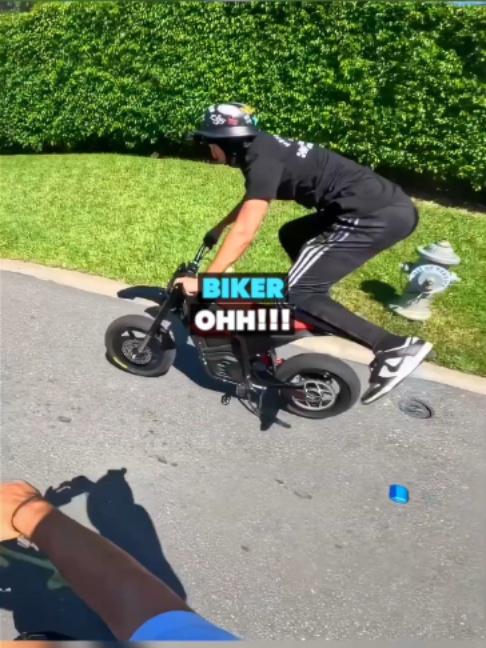His Bike Broke Down In The Worst Possible Moment...