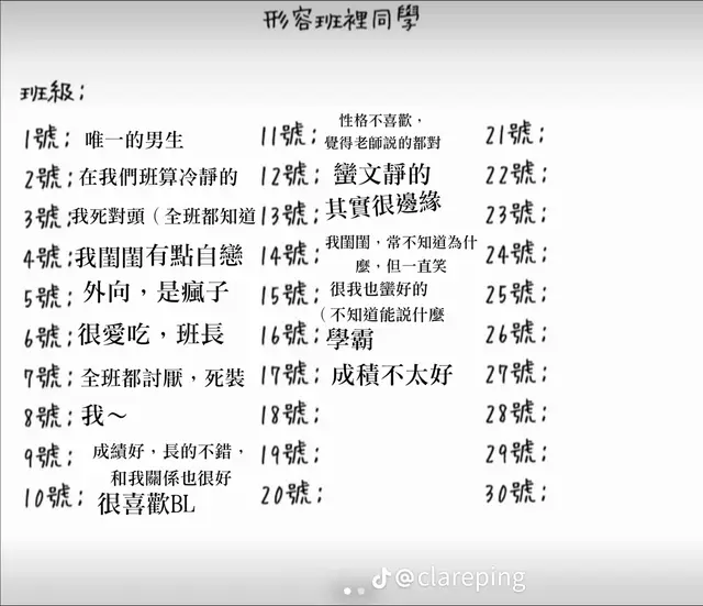 @愛你老己，今天也不內耗呦～～🫪 4號@justqiao 14號 @JZA_0728 17號 #班級 @抖音流量傳播員（台灣🇹🇼） 