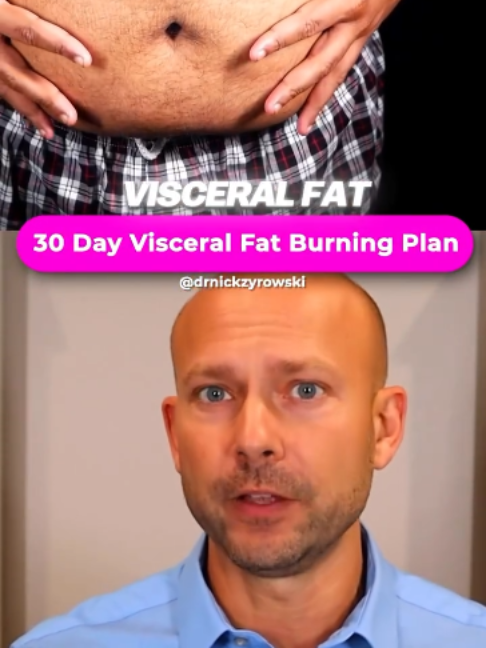 My 30-DAY VISCERAL FAT BURNING PLAN If you want to shrink your waist and target the dangerous fat stored around your organs, don’t just focus on the scale.  Follow this for the next 30 days 👇 1️⃣ Build every meal around protein Prioritize high-quality protein first, then add vegetables, healthy fats, and smart carbs based on your needs. 2️⃣ Cut the liquid calories No sugary drinks, sweetened coffee drinks, or constant snacking on calories you don’t need. 3️⃣ Walk every day Aim for 8,000–10,000 steps per day and especially consider a walk after meals. 4️⃣ Strength train 3x per week Squats, presses, rows, hinges, carries, and other compound movements. 5️⃣ Add cardio 2–3x per week Brisk walking, cycling, incline treadmill, swimming… or short intervals if you’re ready for them. Research shows aerobic exercise, resistance training, combined training, and HIIT can all reduce visceral fat. 6️⃣ Create a modest calorie deficit You don’t need to starve yourself. Consistent fat loss is what matters… and research shows both exercise and caloric restriction can reduce visceral fat. 7️⃣ Sleep 7–9 hours Don’t underestimate recovery. Your goal isn’t just to burn more calories….it’s to create a metabolic environment that supports fat loss. 8️⃣ Repeat for 30 days Don’t look for overnight results. Track your waist circumference, weight, energy, and how your clothes fit. 🔥 THE GOAL: Don’t just lose weight. Lose the fat that’s hiding around your organs. Save this post and start Day 1 today. Ps… the best natural visceral fat burner is by far this special form of Berberine. I use this in my office every day. Comment “LEAN” to learn more. #VisceralFat #BellyFat #fatlosstips #WeightLoss #MetabolicHealth #BurnBellyFat #LoseBellyFat #HealthyWeightLoss #FitnessOver40 #NaturalHealth #drnickzyrowski