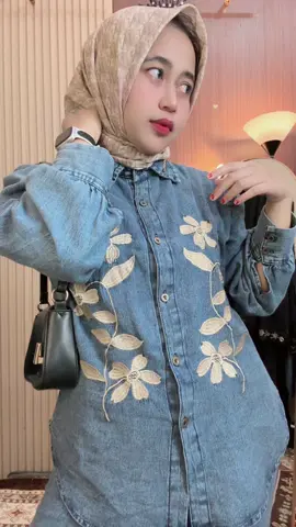 Setelan jeans muat sampe 100kg #setelanwanita #jeans #cantik #livehighlights #ti̇ktok 