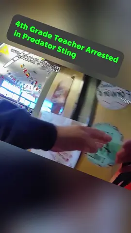 4th Grade Teacher Arrested in Predator Sting #cops #copsoftiktok #bodycam 
