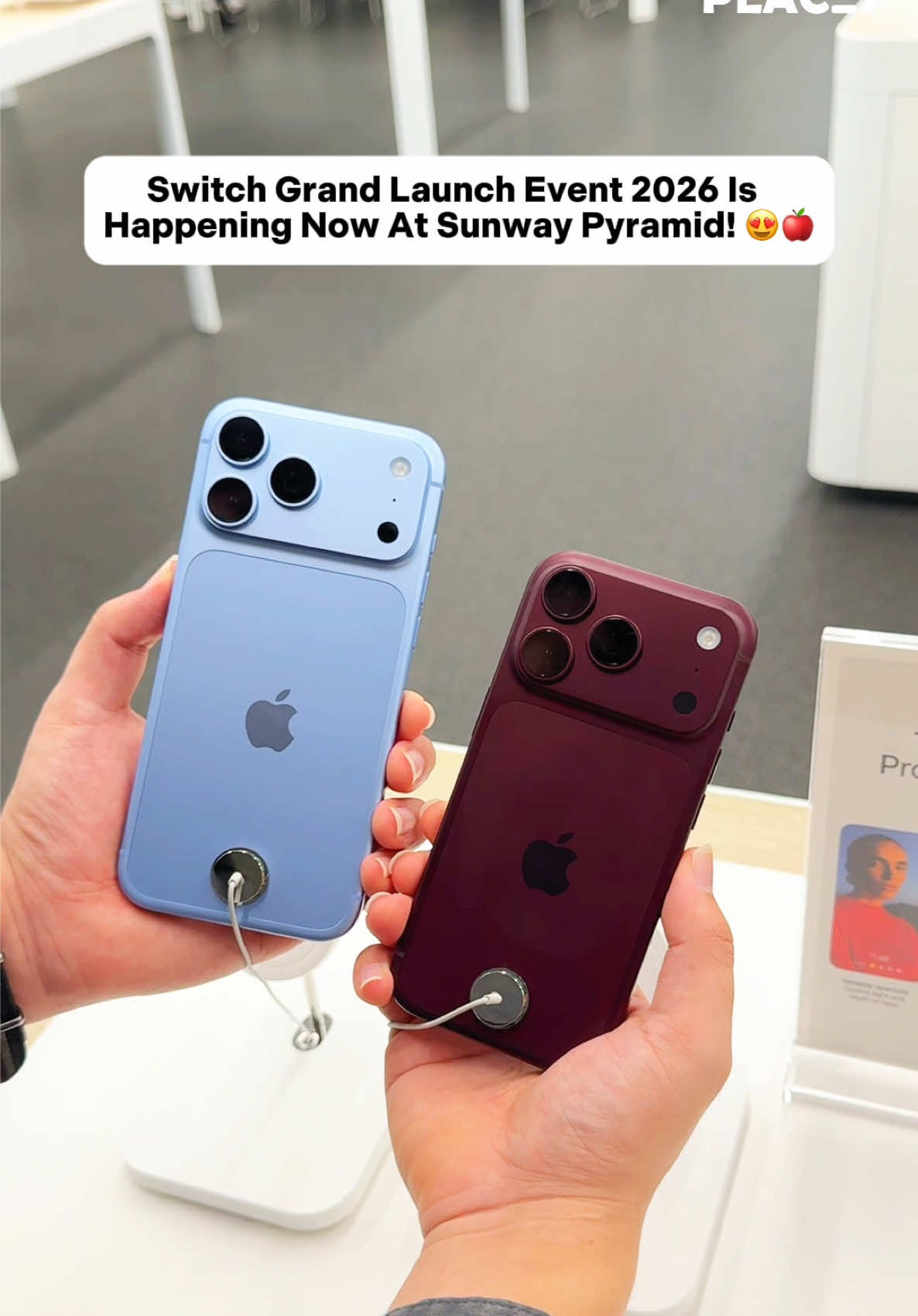 Switch Grand Launch Event 2026 Is Happening Now At Sunway Pyramid! 😍🍎 . 📌 Happening now till 20 Sept, head over to Switch Grand Launch Event 2026 at Sunway Pyramid and check out the latest Apple products,📱exclusive launch offers and activities happening throughout the weekend! 🔥 . 𝗛𝗲𝗿𝗲’𝘀 𝘄𝗵𝗮𝘁 𝘆𝗼𝘂 𝗰𝗮𝗻 𝗲𝘅𝗽𝗲𝗰𝘁: 🎮 Apple Arcade Game Session 🎤 Creator & Expert Workshops 🎁 Up To RM230 OFF Exclusive PWP Accessories ⭐ Earn Extra SURE Club Points On Selected Apple Products 💳 Enjoy Additional Savings With Selected Bank Cards & Buy Now, Pay Later Partners 💰 0% Interest Up To 36 Months With Participating Banks ♻️ Up To RM5,810 Trade-In Savings 📱 Maxis Sign-Up Rewards Include Rebates & Event-Exclusive Freebies 🅿️ Enjoy Extra Sunway Points & Parking Rebates  . 【 Switch Grand Launch Event 2026 】 📍 Sunway Pyramid, GF Grand Foyer 📅 Now till 20 Sept 2026 ⏰ 10am - 10pm . #SwitchMalaysia #SunwayPyramid #AppleMalaysia #iPhone18Pro #PlacesMalaysia