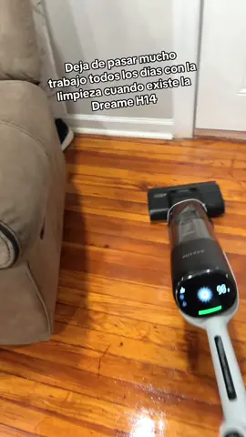 Aspiradora y fregasuelos DREAME H14 Lite / H12 Pro FlexReach Lite: aspiradora en seco y húmedo, sistema inalámbrico abatible 180° (se reclina totalmente), lavado del cepillo a 60 °C (140 °F), secado rápido con aire caliente en 5 minutos, ideal para suciedad pegajosa y función de autolimpieza #vacuumcleaner #dreameh14 #limpiezadecasa #tiktokshopstockup 