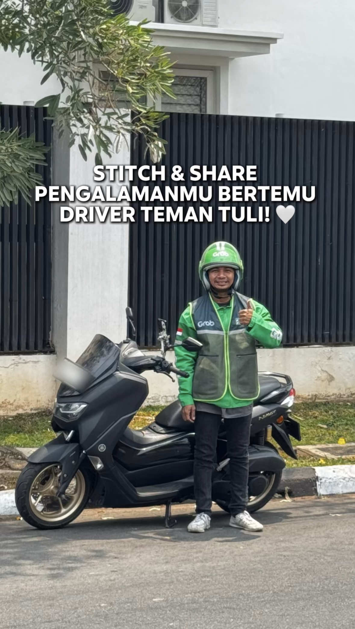 Kalo tiba-tiba bertemu driver grab Teman Tuli, gak perlu bingung lagi ya! Karena kita tetap bisa saling komunikasi lewat cara sederhana kayak gini. Yuk, mulai dari hal kecil dan jadi #TemanSetara 🤍 