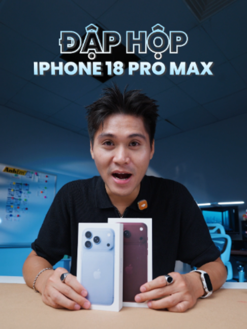 Trên tay iPhone 18 Pro Max đỏ burgundy và xanh băng thanh!! Camera biến thiên khẩu độ ẤN TƯỢNG! #schannel #anhemtv