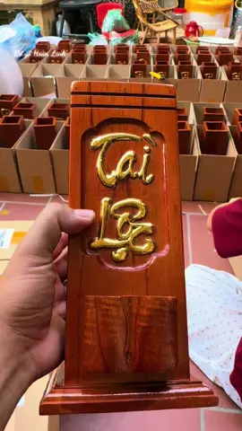 Tài lộc_ Phúc Đức_ Bình an #ongdungnhangbanggo #đồgỗhoànlinh 