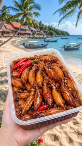 mực rim mắm tỏi ăn là ghiền #lenxuhuong #xuhuong #monngonmoingay #mucrim #mucrimmamtoi 