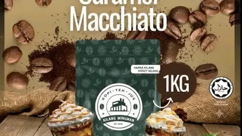 Bancuh sendiri Caramel Macchiato premium ala kafe di rumah! ☕✨

​✅ Pek Besar 1KG ✅ Harga Direct Kilang (Super jimat!)

✅ Dijamin Halal 💯

​Dapatkan sekarang sebelum kehabisan stok! Klik beg kuning di bawah untuk order 🛒👇

​#CaramelMacchiato #KopiAlaKafe #DirectKilang #KopiViral #MinumanHalal #TikTokShopMala

