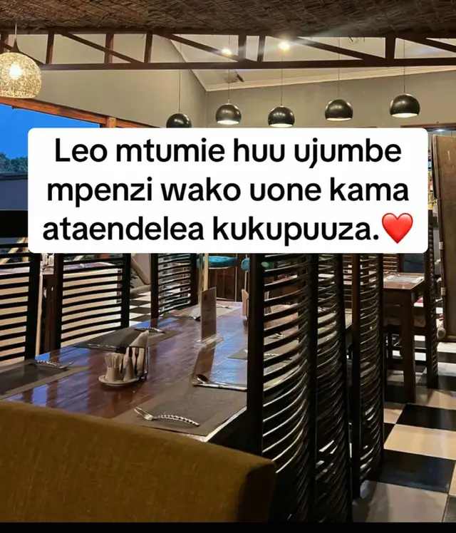 FUPI LAKINI TAMU ZA KUVUTIA USIZIDISHE DOZI❤️ 1:❤️ nakupenda kuliko unavofikiria. 2:🥰 Asante kwa kua sehemu ya maisha yangu. 3:❤️wewe ni sababu ya maisha yangu. 4:🌹ninajivunia kua na wewe. 5:😘 kila siku wewe ni zawadi kwangu. 6:💝 ninathamini kila unacho nifanyia. 7:💫 uwepo wako unanipa amani ya moyo. 8:🥹 nipo apa kwa ajili yako kila siku. 9:❤️ hakuna mtu anayeweza kuchukua nafasi yako moyoni mwangu. 10:👑 wewe ni mmoja wa vitu bora vilivyowai kutokea maishani mwangu. 👇Ni ipi ungependa kusikia kutoka kwa mpenzi wako?#sms4love💘 #nakupenda #lovestory #kenyantiktok🇰🇪ticktoktanzania🇹🇿 