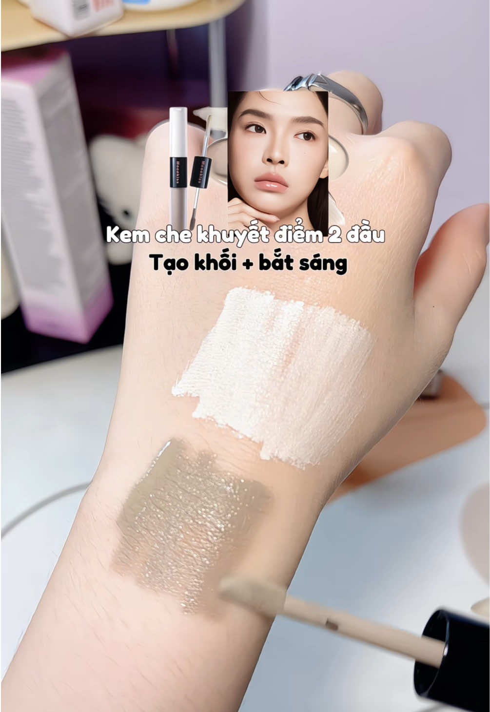 #makeuptutorial #myphamchinhhang #taokhoimui #hightlight #mooekiss 