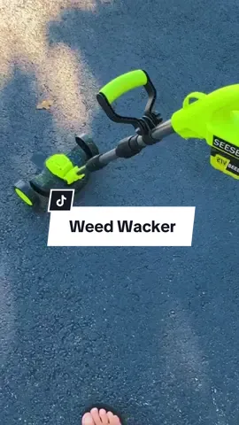 SEESE Cordless Electric Weed Wacker, 3 Different Cutting Accessories for Lawn Trimming & Edging, with 2 Batteries, #yard #Outdoors #trimmer#seese#tools 