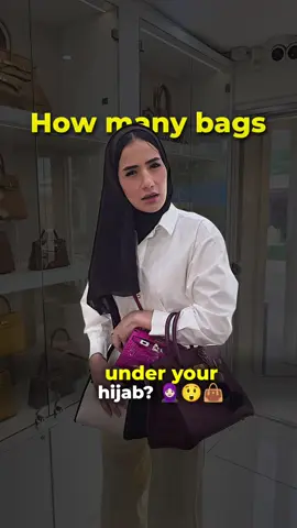 how many drinks do you have... under your hijab? 🧕🤣👜 #FYP #LoveLuxury #Hermèsbags #Luxurybags