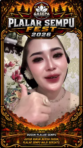 Monggo-monggo pinarak sedulur. Nanti kita juga akan bertemu langsung dengan mbak @anasantikem tepatnya di Konser Dangdut NEW D-STA. #plalarsempufest2026#rasulan#bersihdusun#inforasulangunungkidul 