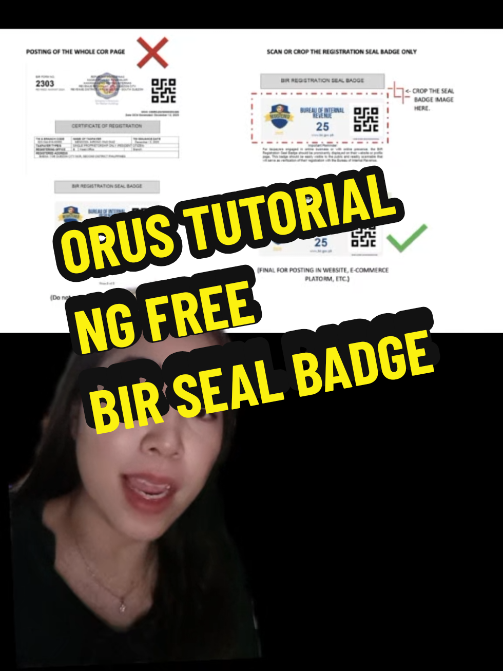 Replying to @sexybum02 ORUS TUTORIAL NG BIR SEAL BADGE #fyppppppppppppppppppppppp #fypシ゚viral #fypシ #BIR 