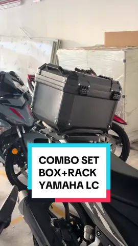 Harga jackpot guys.Combo set box 45L dan rack lipat ni,untuk pemilik yamaha LC sila tekan beg kuning kt bawah#boxmotor #boxmotorviral #fyp 