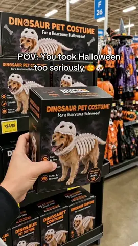 Comment “Boo” for more information ⬇️ We might have found the coolest Halloween costume for dogs this year. There’s just something about watching your dog walk around dressed like a tiny dinosaur that makes it impossible not to smile. The skeleton design, the oversized dinosaur head, and the little tail moving as they walk make the whole thing even better. It’s fun, different, and definitely one of those costumes people notice the second they see it. Perfect for Halloween walks, parties, photos, or just letting your dog steal the show for the night. Because apparently, being a dog wasn’t enough… now they want to be a dinosaur too. 🦖