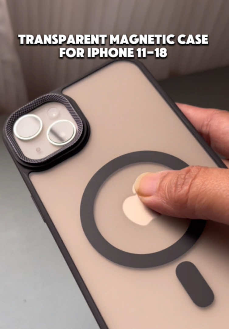 transparent matte magnetic case for iphone 11-18#phonecase #iphonecase #magneticcaseforiphone #magsafephonecase 