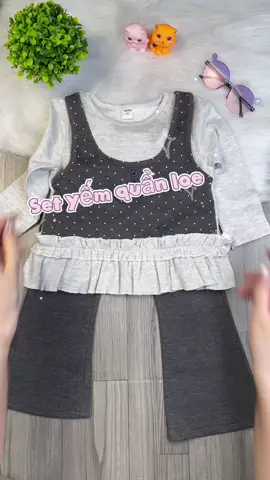 Set giả yếm,quần ống loe siêu xinh #xuhuong 