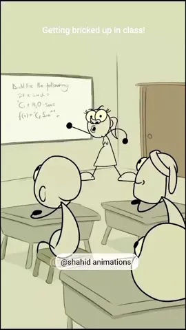 Getting bricked up in class 😂🥴🤣#shahidanimations #animation #4k #foryoupagе #funnymemes #viralvideos #funnyanimals 