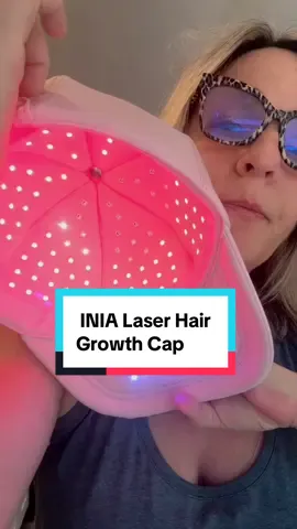 INIA Laser Hair Growth Cap for ##ThickerHair398 Lasers & LEDs Full-Scalp Red Light Therapy, Blue Light Scalp Care, Reduces ##SheddingCordless Wireless Rechargeable, Portable Selfcare Beauty Gift ##redlighttherapy##redlightcap##haircare