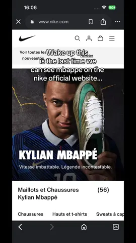 After 2 decade mbappe sponsorship is over… #fyp #viral #nike #mbappe #football 