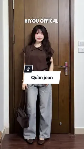 Quần jean ống suông rộng nhà Hiyou Offical #reviewquanao #xuhuong #fyp #quanjeanongsuong #hiyouofficial 