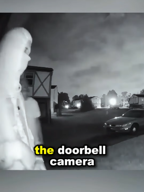 Luckily, he didn't open the door!