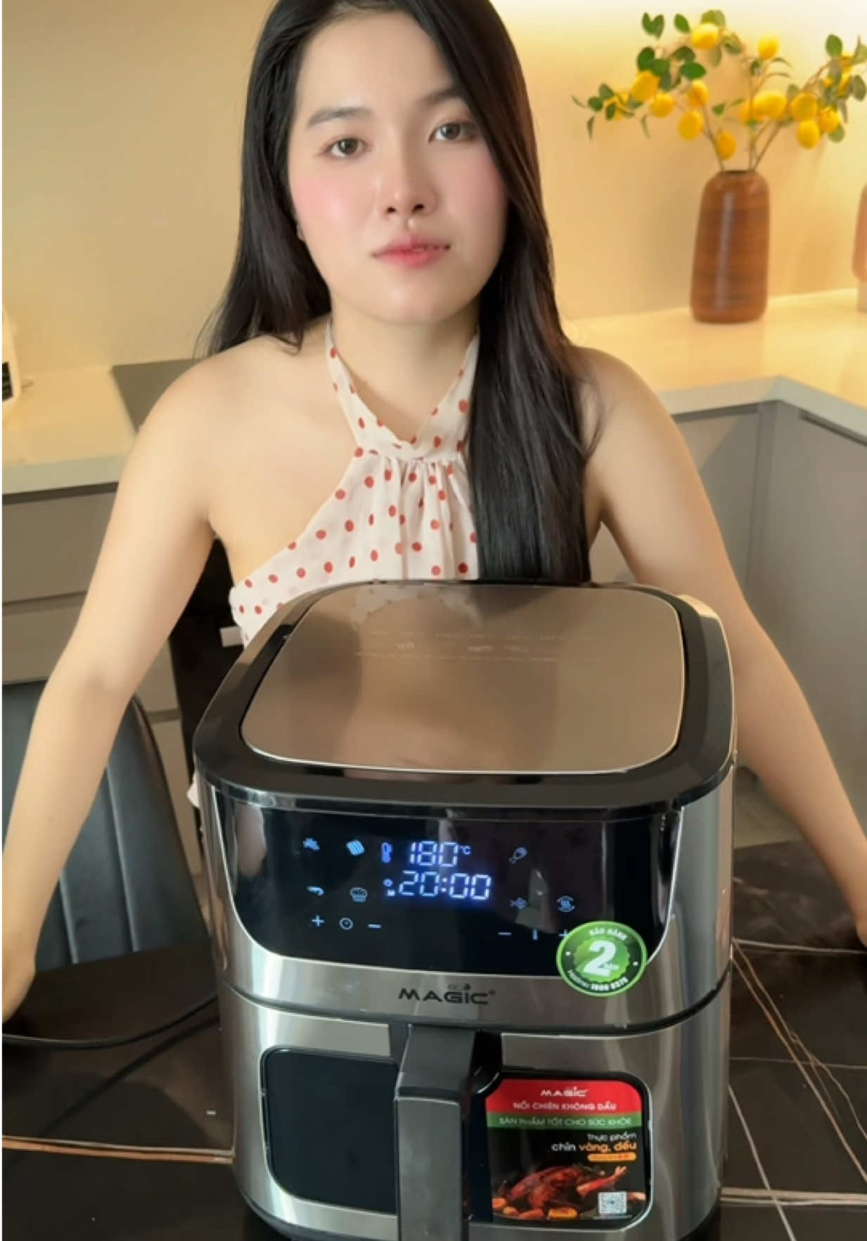 Con này tận 8lít luôn nướng 2 con gà còn được #fyp #xuhuong 