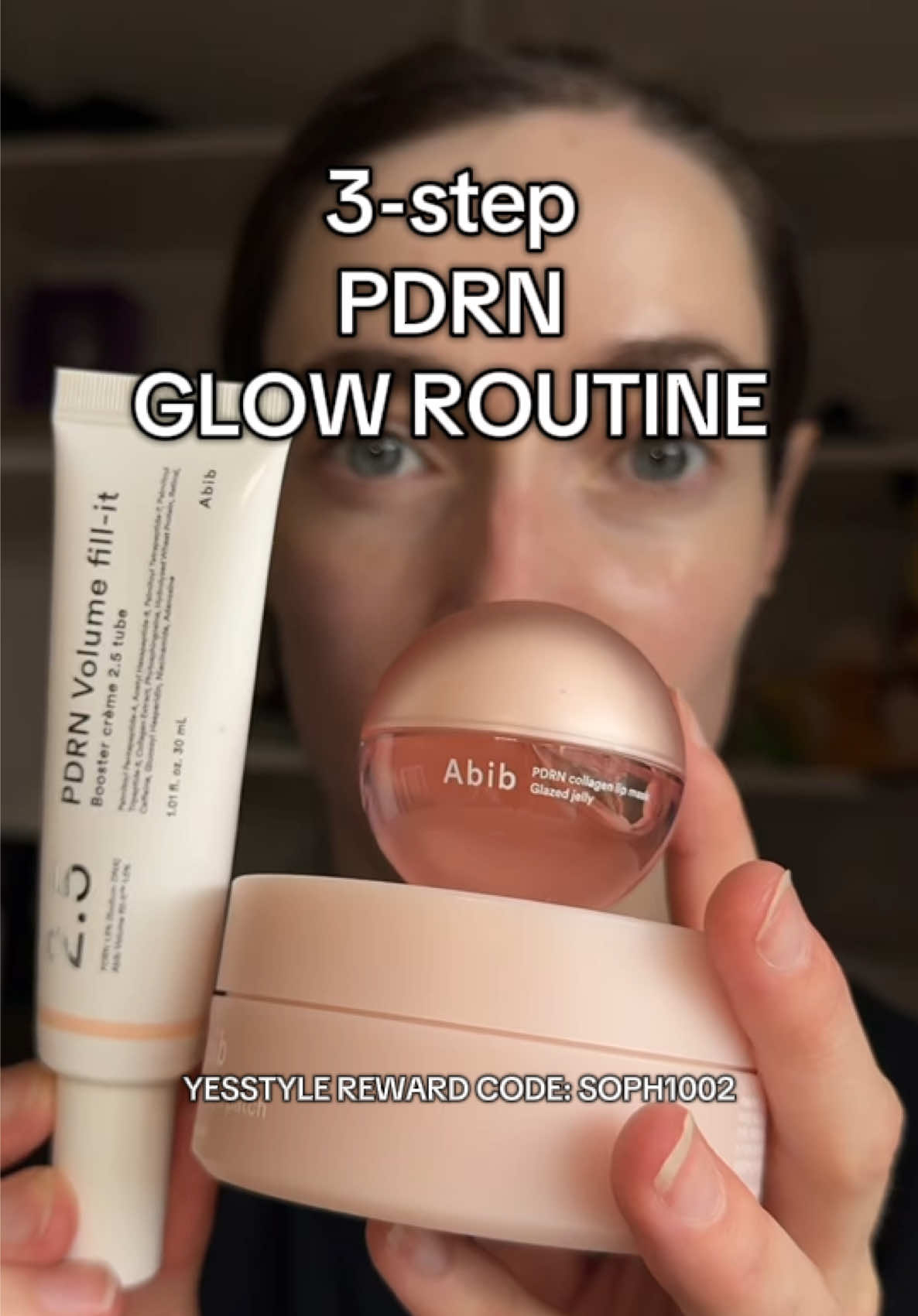3 Step PDRN glow routine @Abib Cosmetics @YesStyle @YesStyleInfluencers  🩷 PDRN retinal eye patches 🩷 PDRN VOLUME Fill-It Crème  🩷 PDRN collagen lip mask   ALWAYS SAVE ON YESSTYLE WITH REWARD CODE: SOPH1002  #abib #pdrn #eyepatches #collagen #lipmask 
