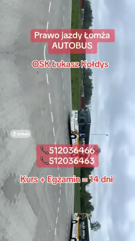 🚌 KURS PRAWA JAZDY KAT. D – AUTOBUS! ⏱️ Tylko 14 dni! 💰 Kat. C – 8600 zł 💰 Kat. B – 10 000 zł 🚌 Nowoczesny autobus automat – podstawiamy na egzamin! 🔥 NIE CZEKAJ – ZADZWOŃ I ZAREZERWUJ MIEJSCE JUŻ DZIŚ! 📞 512 036 466 | 512 036 464 #prawojazdy #wordłomża #katd #wczasyzprawemjazdylomza 