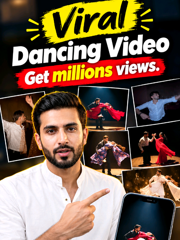Viral dancing videos ka secret 👀🔥 AI ki help se aisi cinematic dance videos create karo aur apne content ko next level par le jao! 🚀✨ Prompt chahiye? Comment “DANCE” 👇 Keywords: AI dancing video, viral AI video, AI dance video, Flow AI, AI video generator, viral video prompt, cinematic AI video, trending AI videos, AI content creation, dance video edit, viral TikTok ideas #aivideo #aidance #dancevideo  #viralvideo #cinematicai 