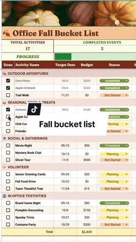 Curling up with a hot drink and a fresh calendar 🍁🍁 #googlesheets #fallvibes 