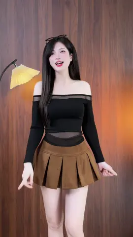 Áo thun trễ vai phối lưới #aothun 