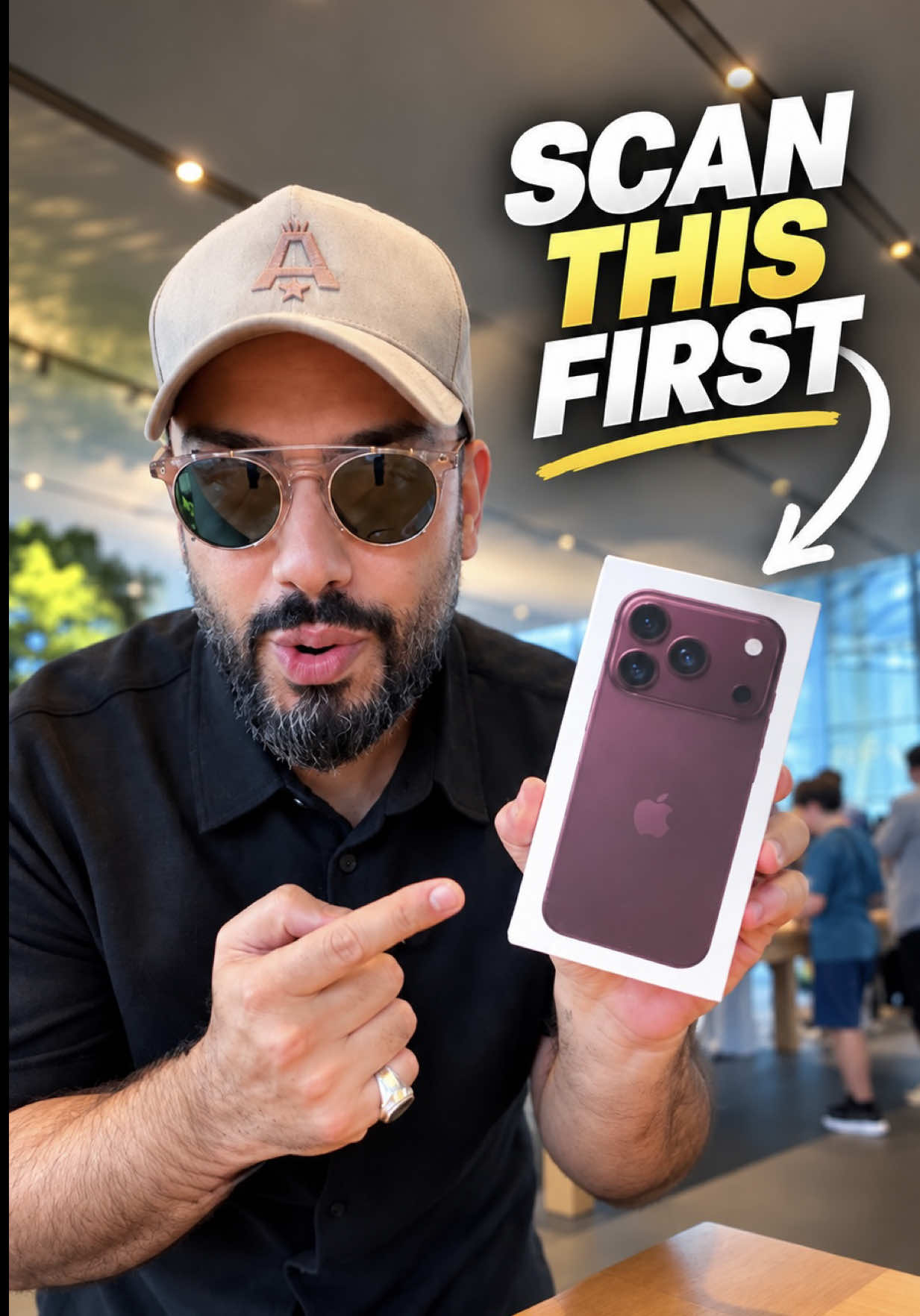 If you’re buying an iPhone in the UAE, scan this first 👀🇦🇪 The QR code on the back of the box lets you check the phone’s official TDRA certification and confirm it’s approved for the UAE. Also went through Apple Trade In to see what an old phone could be worth towards an upgrade in Dubai, Abu Dhabi and Al Ain. #iphonetips #uae 