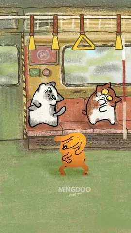 There he go there meow go #animation #cats #cute #fypシ #viral 