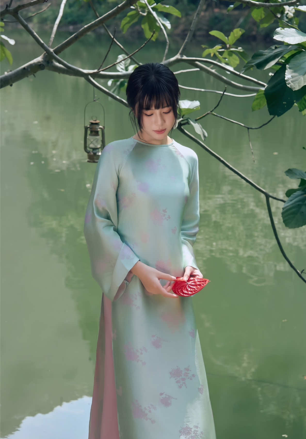 Áo Dài truyền thống 2027🎊 #aodaigiaovien #xuhuong #aodaicuoi #aodaitet #aodaitruyenthong 