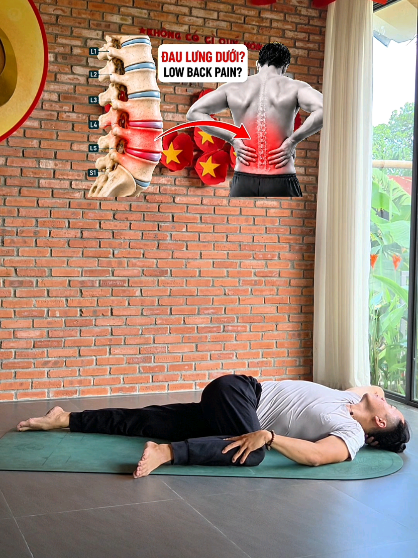 Bao lâu rồi bạn chưa cho lưng vận động đủ hướng? Không chỉ cúi về trước. Cột sống còn cần được duỗi và xoay với khả năng kiểm soát tốt. Chuỗi này ngắn nhưng đưa lưng qua nhiều hướng vận động khác nhau. 📌 Lưu lại tập vài phút mỗi ngày. #SpineMobility #BackMobility #Mobility #YogaTherapy 