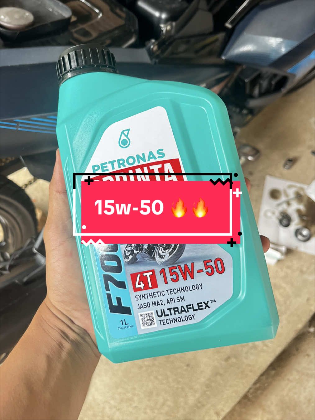 Petronas sprinta F700 #petronassprinta #petronas #15w50 #CapCut 