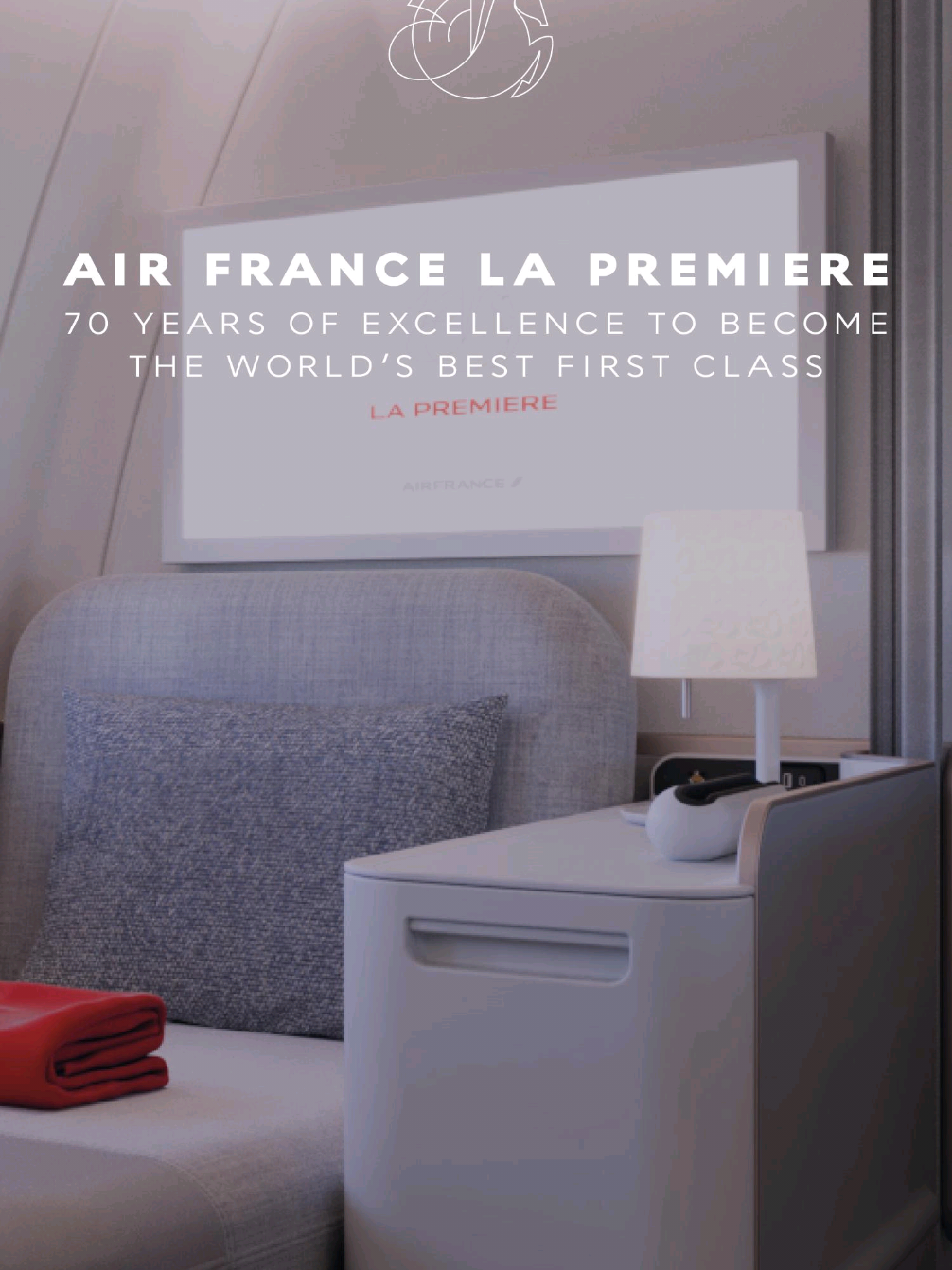 Air France La Première is named by the World’s Best First Class 2026 Skytrax award. ✨🏆  Discover the story of La Première and its new suite, through seven decades of French elegance, innovation and savoir-faire. 🎬  Watch the full documentary now on our YouTube channel (link in bio).