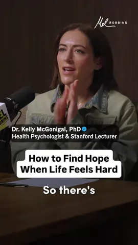 One act of kindness can change more than you realize. On this episode of The Mel Robbins Podcast, Dr. Kelly McGonigal shares one of the simplest and most powerful ways to create more hope when life feels hard. Kelly McGonigal is a health psychologist, Stanford University lecturer, and bestselling author who says hope isn't something you have to wait for. It's something you can create. Listen now! 🎧 