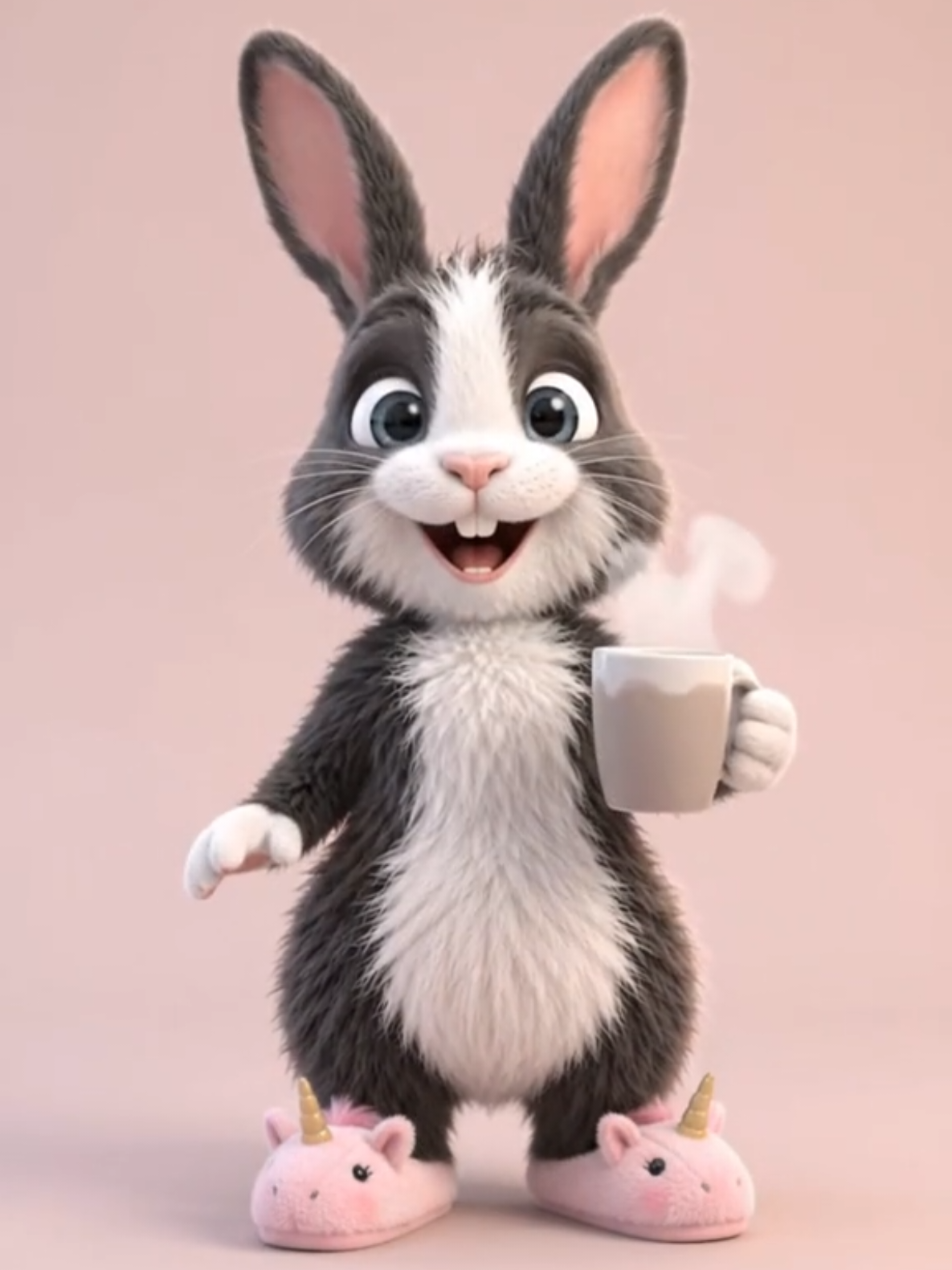 flauschiges Häschen 🐰💞 #gutenmorgen #erstmalkaffee #schönentag #hase #funnyanimal