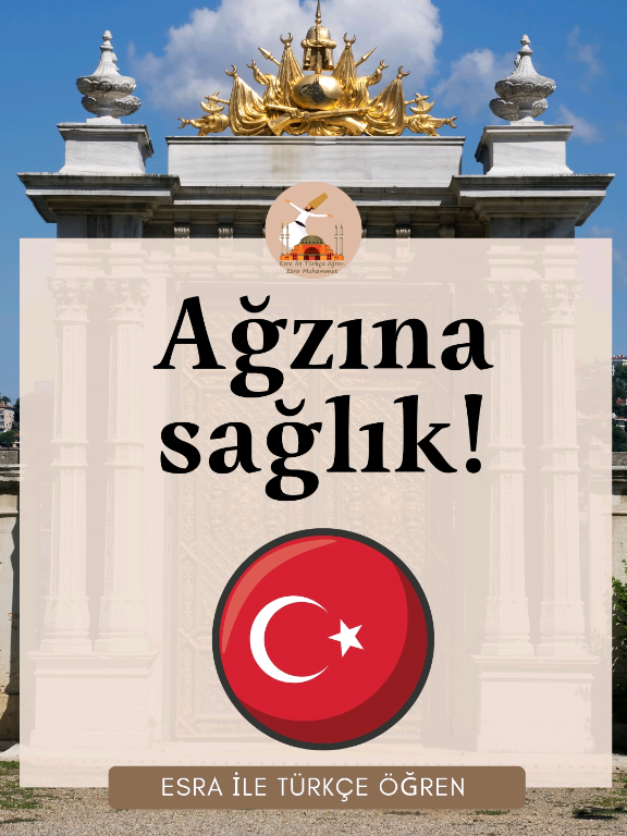 🇹🇷 Ağzına sağlık! #اللغة_التركية #Turkish #LanguageLearning #تعلم_التركية #LearnTurkish 