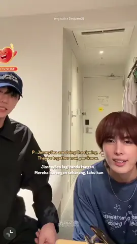 kompor meleduk 😭🤣 #jimmysea  #perthsanta  #jimmyyjp  #sea_tawinan 