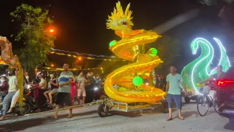Rước đèn trung thu Thái Bình 2026 #tettrungthu #thaibinh #2026 