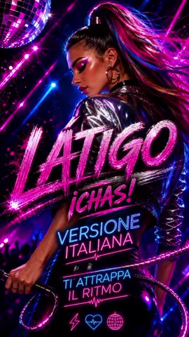 Látigo — Versione Italiana 🇮🇹 Una nuova versione di “Látigo”, adattata in italiano e arricchita da un sound moderno, brillante e irresistibilmente dance. Il cuore della canzone rimane intatto: il celebre “Lá-ti-go... ¡CHAS!”, il ritmo contagioso e quell'energia che invita a lasciarsi andare e ballare. Un'esplosione di electropop, nu-disco e bright dance-pop, con basso funky, chitarre funk, handclaps e stabs ritmici. 🇪🇸 Versione originale: Látigo 🇮🇹 Questa versione: Látigo — Versione Italiana Compositore: Rayco López Alza il volume, senti il ritmo e lasciati trascinare dalla notte. #latigo #RaycoLopez #Electropop #Italia #nudisco 