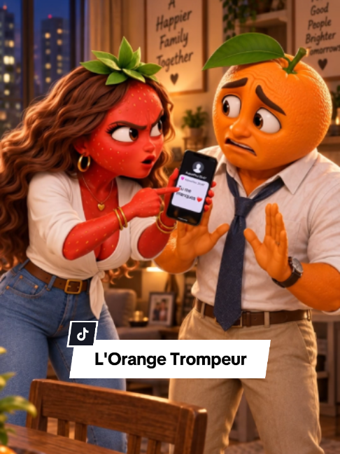 L'Orange Trompeur - Partie 1 #sadstory #fruitstory #ia #fruit #foryou