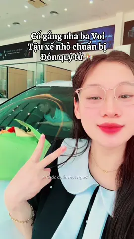 Cố gắng nha ba Voi Tậu xế nhỏ chuẩn bị  Đón quý tử 🎠