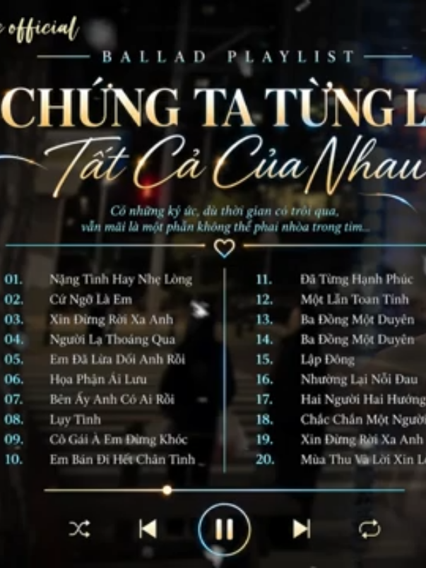 Nhạc_Chill_Ballad_Nhẹ_Nhàng_2026__Top_20_Ca_Khúc_Hay_Nhất_Về_Tình_Yêu___Nhạc_Trẻ_Hoài_Niệm_Hay_Nhất#nhachaymoingay #trending #xuhuong #tiktok #cupcut 
